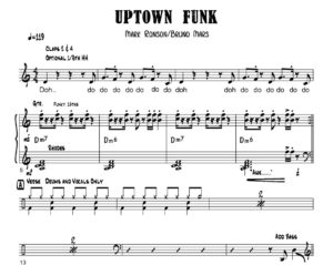 Uptown Funk Chart